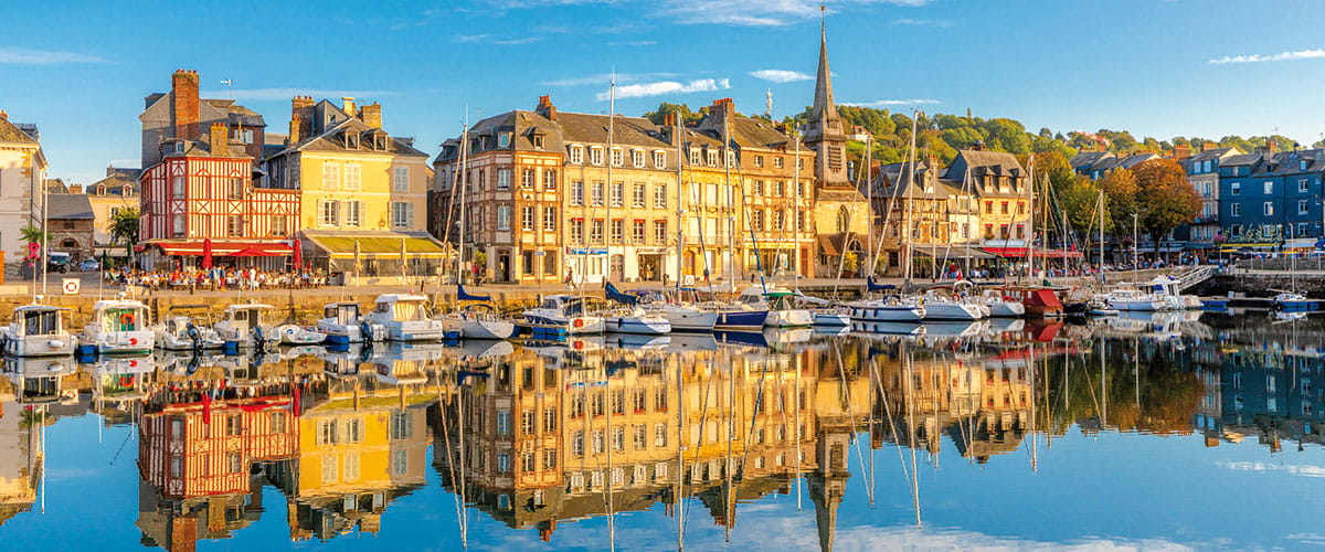 The harbour of Honfleur, France